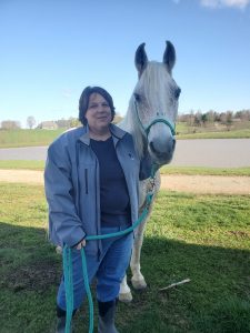 Patty Hagen with horse