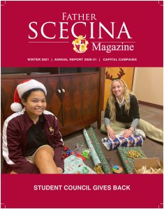 Cover of Father Scecina MagazineWinter 2021